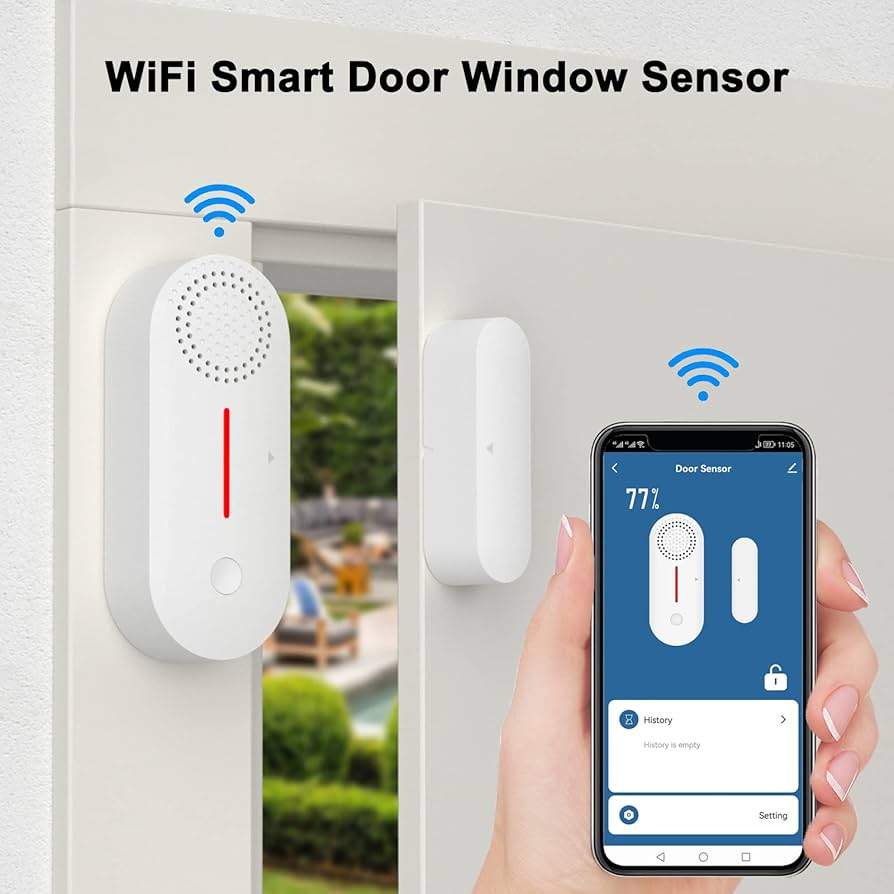 Smart door window sensor